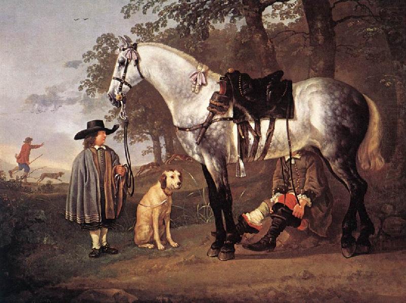CUYP, Aelbert Grey Horse in a Landscape dfg china oil painting image